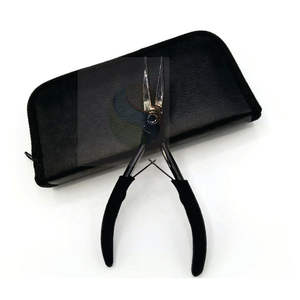 Kit d'outils pour extensions de cheveux ProLux en acier inoxydable – Ensemble de 3 pinces et micro-anneaux - Product Image 4