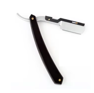 Navaja de Afeitar Profesional de Colores Personalizados, Estilo Vintage, Hoja de Acero Inoxidable, Porta Navajas Plegable Retro para Hombre, Barbero - Product Image 5