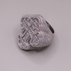 Lab Grown Diamond Cross <b>Ring</b> 925 <b>Silver</b> 10K 14K 18K Gold Christian Religious <b>Men</b> Hip Hop Iced Out Statement Band Wholesale B2B - Product Image 1
