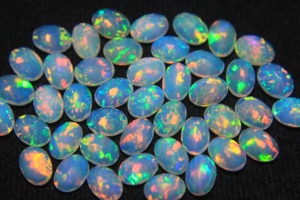 โอปอลเอธิโอเปียธรรมชาติทรงรีขนาด 6x4 มม. หลายสี โอปอลไฟ สำหรับทำเครื่องประดับ - Product Image 4