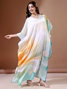 2026New Sale <b>kaftan</b> Women's Bohemia Loose Fit Polyester <b>Summer</b> Dress Beautiful Islamic clothing for women Traditional Muslim Fit - Product Image 6