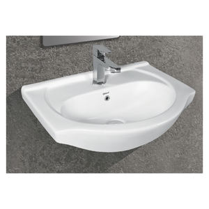 Venta Exclusiva: Lavabo de Pared Redondo de un Solo Orificio, Súper Elegante, para Uso en Hoteles y Hogares, de un Proveedor de la India - Product Image 1