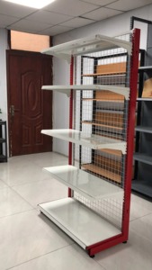 Estante de Exhibición Ajustable de Acero para Supermercados y Tiendas de Conveniencia, Alta Capacidad de Carga, Duradero, Instalación Rápida, 4 Estantes para Productos de Alimentación - Product Image 2