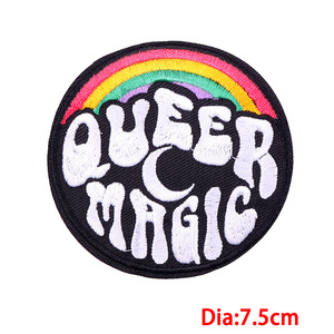 Patchs brodés personnalisés avec lettres et slogans à thermocoller pour chapeaux, sacs à dos et vêtements - Product Image 5