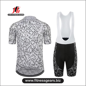 JUST FITNESS GEARS Conjunto de Uniformes de Ciclismo Sublimados sin Mangas de Secado Rápido 100% Spandex/Poliéster de Alta Calidad para Adultos | - Product Image 5