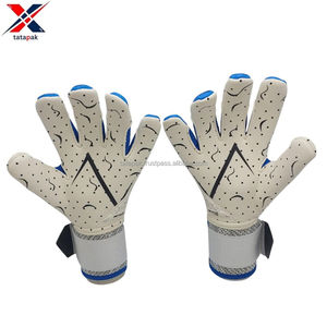 Gants de sport en cuir unisexe de haute qualité, gardiens de but, respirants, réglables, antidérapants, fermeture à boucle et crochet, protection des doigts - Product Image 2