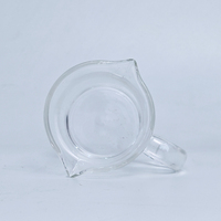 Gelas Ukur Kaca Borosilikat Transparan 70ml / 2.37oz Mini Pitcher Espresso Shot Creamer Syrup Wadah Kecil Dapur Bar