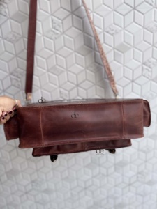 Sac à bandoulière en cuir véritable fait main, nouvelle collection, multi-usages, haute qualité, sac pour ordinateur portable, sacs unisexes en cuir - Product Image 5