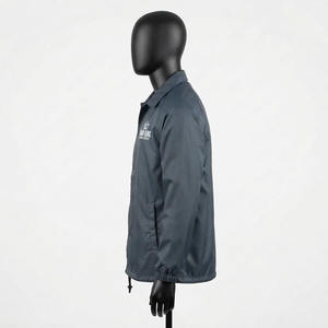 เสื้อโค้ชแจ็คเก็ตแบบหนา แห้งเร็ว ซับในไนลอน ติดกระดุม คอตั้ง - Product Image 2