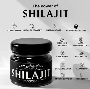 Résine de Shilajit : Superaliment Naturel à Base de Plantes pour Performance Optimale, Concentration, Énergie et Bien-être – Approvisionnement en Gros d'Inde (OEM) - Product Image 4