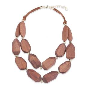 สร้อยคอไม้รูปไม้กางเขนทำมือ เป็นมิตรกับสิ่งแวดล้อม สำหรับผู้หญิง วัสดุเครื่องประดับคุณภาพพรีเมียม - Product Image 3