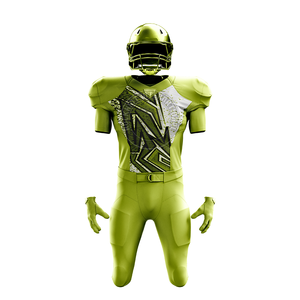 Uniforme de Fútbol Americano Deportivo, Tela de Poliéster, Diseño Transpirable y Flexible, Ideal para Entrenamientos y Partidos - Product Image 1