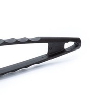 Tomatto ME218 Pince à poisson ergonomique écologique noire de fabrication italienne en plastique PA6, ustensile, 1 pièce, emballage autocollant