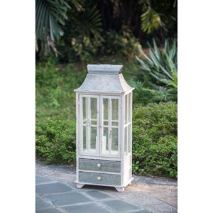 Wooden <b>Hurricane</b> <b>Lantern</b> Holder Decorative Indoor Outdoor Candle Jar for Home Garden Wedding Multiple Sizes Available - Product Image 3