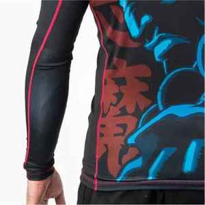 Wholesale 2026 High Quality <b>Compression</b> <b>Shirt</b> Breathable Rash Guard Customized Printing For Running Fitness OEM Service - Product Image 2
