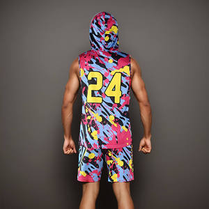 ชุดเสื้อฮู้ดฟุตบอล 7v7 / 7on7 แบบสั่งทำพิเศษ แห้งเร็ว ระบายอากาศได้ดี ชุดฝึกซ้อมทีม - Product Image 5