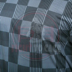 Camiseta Deportiva de Poliéster Tejido Transpirable de la Más Alta Calidad para Hombre, de Secado Rápido, con Rayas y Cuadrícula, Sublimada - Product Image 6