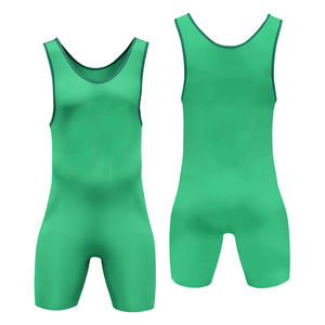 Uniforme de lutte pour hommes en polyester/coton, respirant, court, pour entraînement physique, prix de gros, léger, couleur personnalisée, OEM - Product Image 6