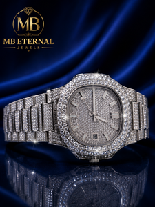 นาฬิกาหรู MB ETERNAL JEWELS ประดับเพชรโมอิสซาไนต์ ตัวเรือนโลหะผสมทรงสี่เหลี่ยม ขนาด 41 มม. หน้าปัดแบบอนาล็อก ตัวเลขโรมัน กลไกควอตซ์ Citizen - Product Image 2