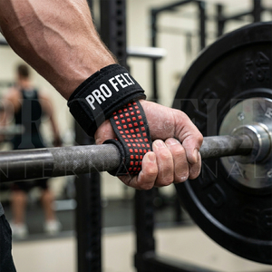 Sangles de musculation en coton sur mesure avec support d'adhérence supplémentaire, sangles de maintien de poignet réglables pour l'entraînement de soulevé de terre en salle de sport - Product Image 4