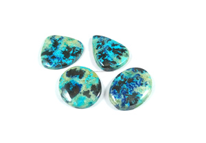 Natural Chrysocolla Quartz Cabochon Handmade Gemstone Stone for Jewelry Making - Product Image 3