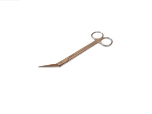 Tijeras Angulares Profesionales para Iris, de Acero Inoxidable de Grado Médico, para Disección Fina en Cirugía Plástica y Microcirugía - Product Image 3