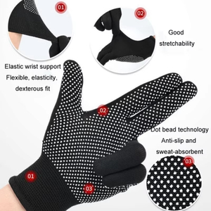 Dotted Gloves Custom Logo Cotton Safety Gloves Anti Slip Working Gloves Factory Supply <b>PVC</b> Coated Dotted Gloves - Product Image 3