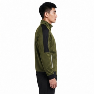 Veste de course pour homme, légère, en tissu performant, coupe-vent, fermeture éclair intégrale, panneaux respirants, flexible - Product Image 3