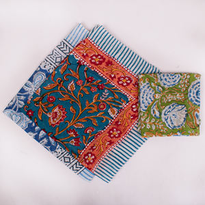 Bandanas en popeline de coton faits à la main Craftjaipur, motifs et couleurs attrayants, écharpe douce, respirante, écologique, pour femmes - Product Image 2