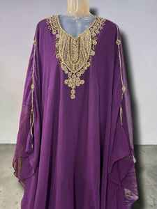 ชุดเดรสอาบายะห์แบบเรียบง่าย 2 ชิ้น ผ้าชีฟองยาวคลุมเท้า ทรงเอไลน์ แขนยาว สำหรับสตรีชาวมุสลิม แบรนด์ AWAIS HOUSE ขายส่ง - Product Image 6