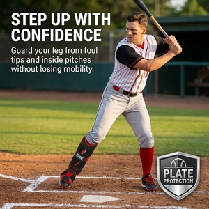 Protège-jambes de baseball personnalisé en mousse rembourrée pour jeunes et adultes, avec protection renforcée du genou, fournisseur en gros de vêtements de sport - Product Image 4