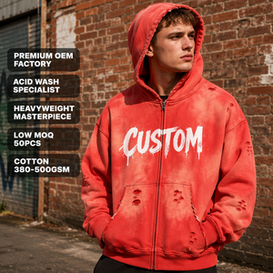 Fabricant de sweats à capuche d'hiver à marque privée, en molleton 100% coton épais, sweats à capuche personnalisés brodés pour les marques - Product Image 3