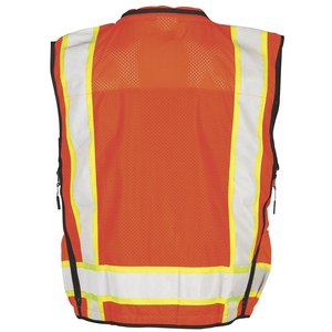 Chaleco de alta visibilidad de último diseño en grandes cantidades, reflectante, ligero, para trabajo, con logotipo y diseño personalizados. - Product Image 2