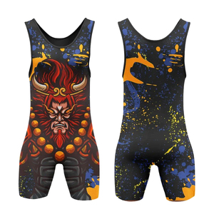 Customized Factory Wholesale High Quality Professional <b>Weightlifting</b> Uniforms Men's Wrestling <b>Singlets</b> Breathable - Product Image 3