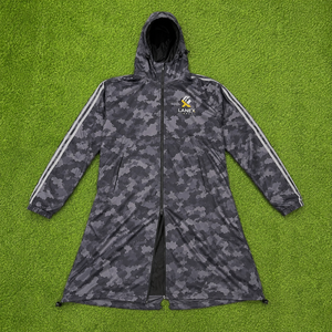Veste de pluie longue à capuche imperméable camouflage personnalisée, coupe-vent, respirante, légère, pour la randonnée, la pêche, le travail - Product Image 6