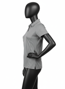 เสื้อโปโลผู้หญิงคุณภาพสูงรุ่นใหม่มาแรง ผ้าฝ้าย 100% เป็นมิตรกับสิ่งแวดล้อม ระบายอากาศได้ดี เสื้อกอล์ฟ ผ้าหนัก 220 กรัม - Product Image 2