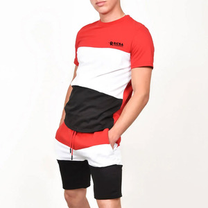 Stylish Men's <b>Knitted</b> Short <b>Set</b> Relaxed Fit Summer Beach & Casual Wear for Sports and Lifestyle - Product Image 1