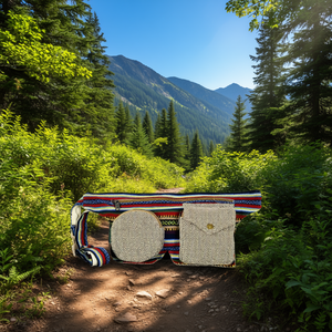 <b>Hemp</b> Cotton Fanny Pack Travel <b>Backpack</b> with Comfortable Waistband for Outdoor Adventures - Product Image 3