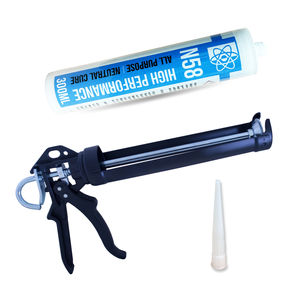 Sellador de Silicona de un Componente Certificado, Resistente a los Rayos UV, 300 ml, para Trabajos en Madera, Construcción, Fachadas y Muros Cortina - Product Image 4