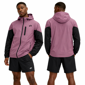 Premium Quality <b>Men</b> Windbreaker <b>Jacket</b> with Shorts Set Lightweight Waterproof Outdoor Sportswear Breathable Running <b>Men's</b> <b>Jacket</b> - Product Image 1