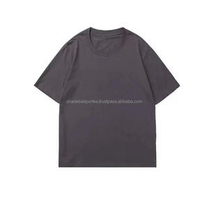 T-shirts décontractés à manches courtes unisexe de qualité supérieure sérigraphie d'été personnalisée tissu en jersey 100% coton - Product Image 2