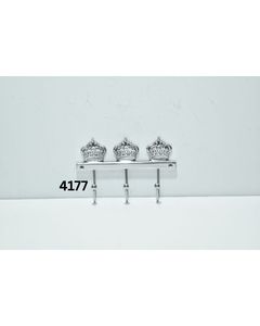 Royal Crown Metal <b>Wall</b> <b>Hook</b> Rack Premium Decorative Home Organizer for <b>Keys</b> Coats & Towels Available for Selling Export Price - Product Image 4