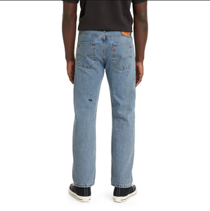 กางเกงยีนส์เดนิม OEM สำหรับกิจกรรมกลางแจ้ง กางเกงยีนส์แทคติคอลสำหรับผู้ชาย ไซส์พลัส กางเกงผู้ชาย บริการ OEM แบบทอ มีเชือกผูกเอว ทรงตรง - Product Image 6