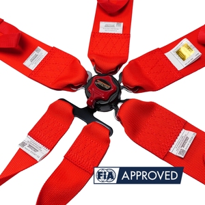 TBRACING SPORT S FIA Approved 6 Point Motorsport Harness Custom Logo Color Wholesale OEM ODM OBM Service Taiwan ISO 9001 2015 - Product Image 1