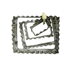 Wholesale Stainless Steel Small Cake <b>Cutting</b> Mold <b>Cookie</b> Cutter Household DIY One Piece Cake Mold with Presser Cake Accessories - Product Image 2