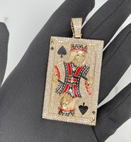 Pendentif en diamant naturel de qualité supérieure avec design hip-hop pour un look unique et intemporel, disponible à un prix abordable
