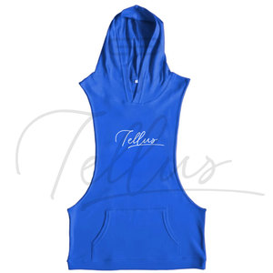 Débardeur à Capuche Sans Manches Style Sportif – Vente en Gros, Haute Qualité, pour Hommes, en Polyester/Coton, Respirant, Séchage Rapide, Personnalisable - Product Image 3