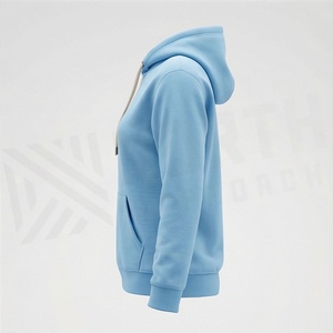 Cotton Blended Classic Oversized Heavyweight Hoodie Streetwear Short Sleeve Pullover <b>Thermal</b> Sweatshirt Activewear <b>Tops</b> - Product Image 3