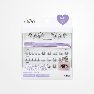 ขนตาปลอมแบบแถบ Ollio No-Glue Eyelash Mix Pack ขนตาปลอมแม่เหล็กแบบหนา - Product Image 5