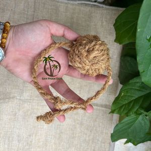 Juguete Masticable para Mascotas de Fibra de Coco Ecológico, Diseño Natural, Variedad de Diseños en Tamaño Pequeño, Juguete para Masticar y Jugar para Perros y Mascotas Pequeñas - Product Image 5
